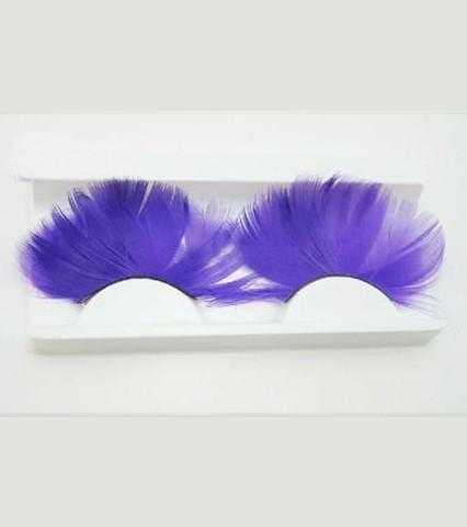 Full Feather Eyelash - Purple